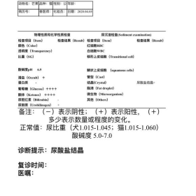 家里猫咪尿闭尿血送到医院导尿 然后医生检查出来尿酸盐结晶 很少见的一种 查了很久也没查到相关的东西 医生想给他开处方粮和